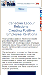Mobile Screenshot of canadianlabourrelations.com